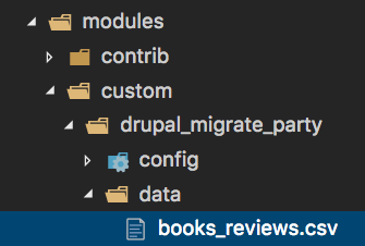 Fichero CSV para migración a Drupal 8