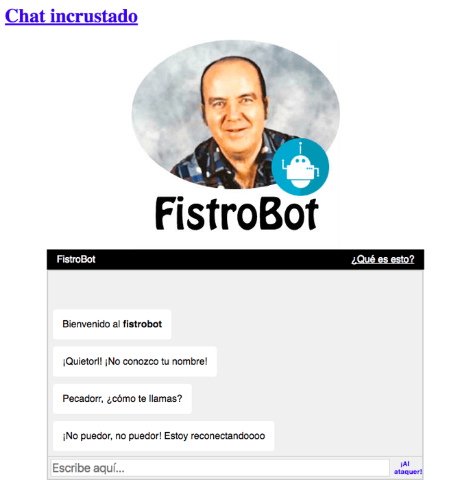 WR 13: Así creamos nuestro primer chatbot