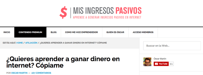 Mis ingresos pasivos