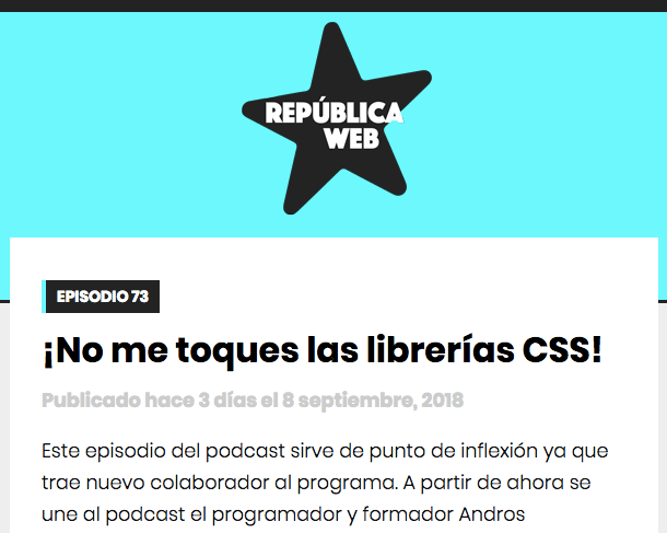 República Web, el podcast