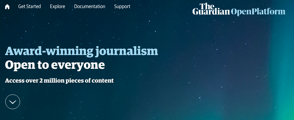 Open Platform de The Guardian