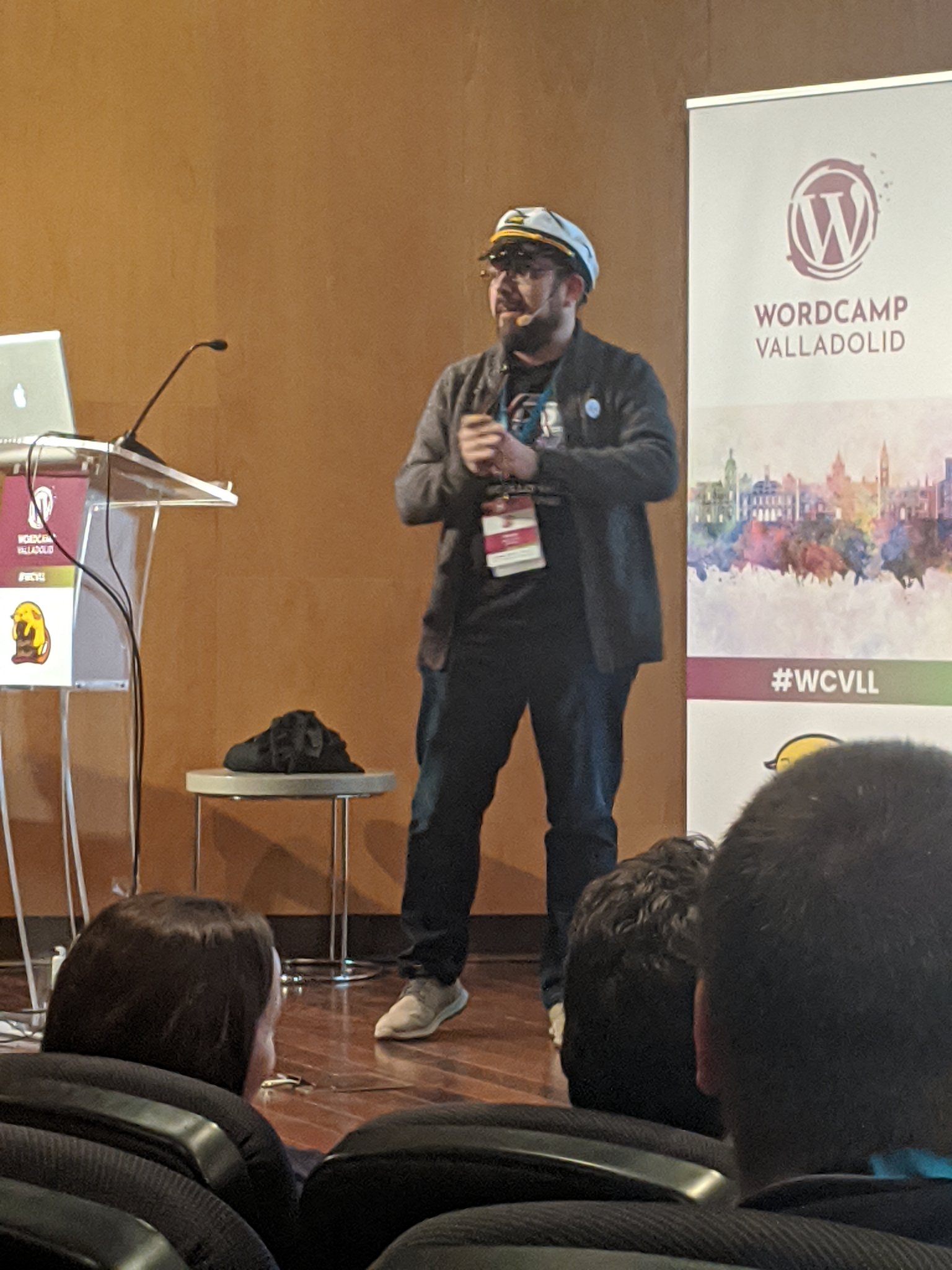 Daniel Primo en la WordCamp Valladolid